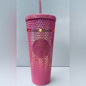Starbucks Bubblegum Studded Cup Bling Tumbler 24oz Limited Philippines 2023 New